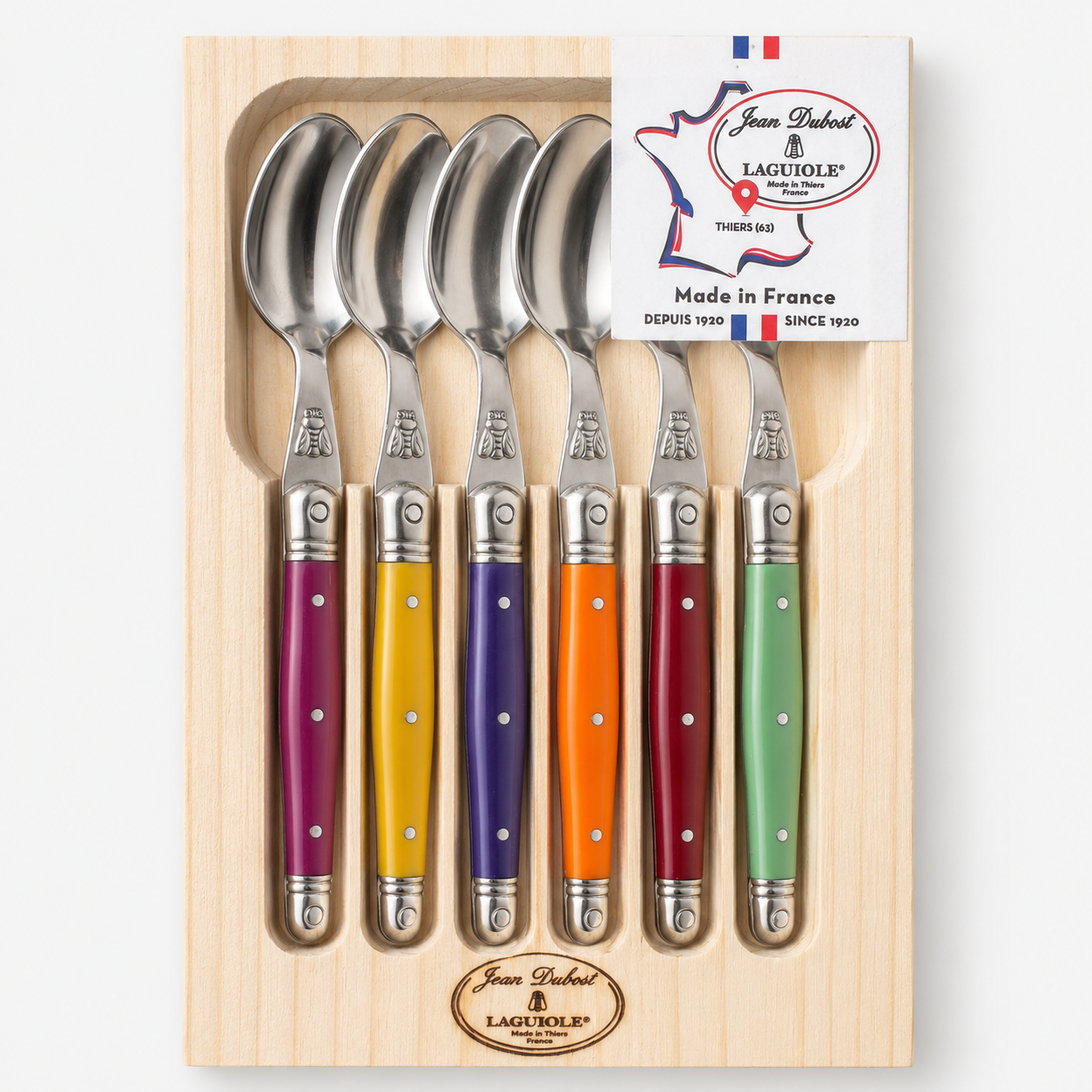 Laguiole Dessert spoons set of 6 — Jean Dubost