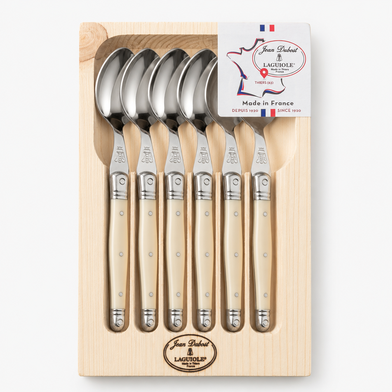 Laguiole Dessert spoons set of 6 — Jean Dubost