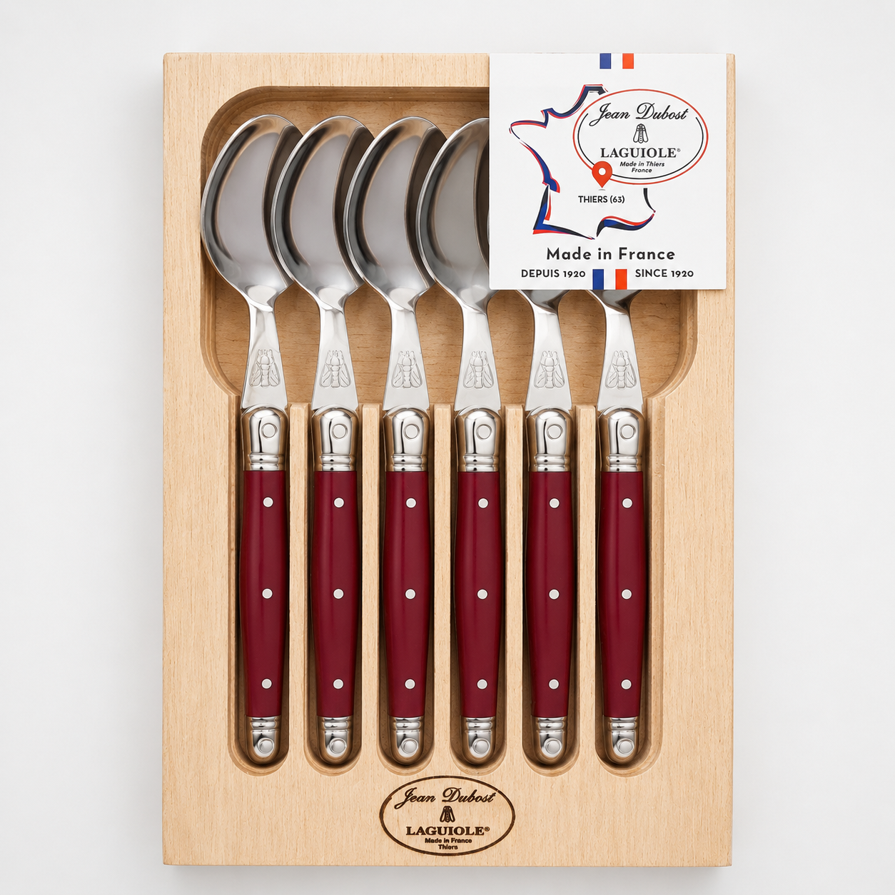 Laguiole Dessert spoons set of 6 — Jean Dubost