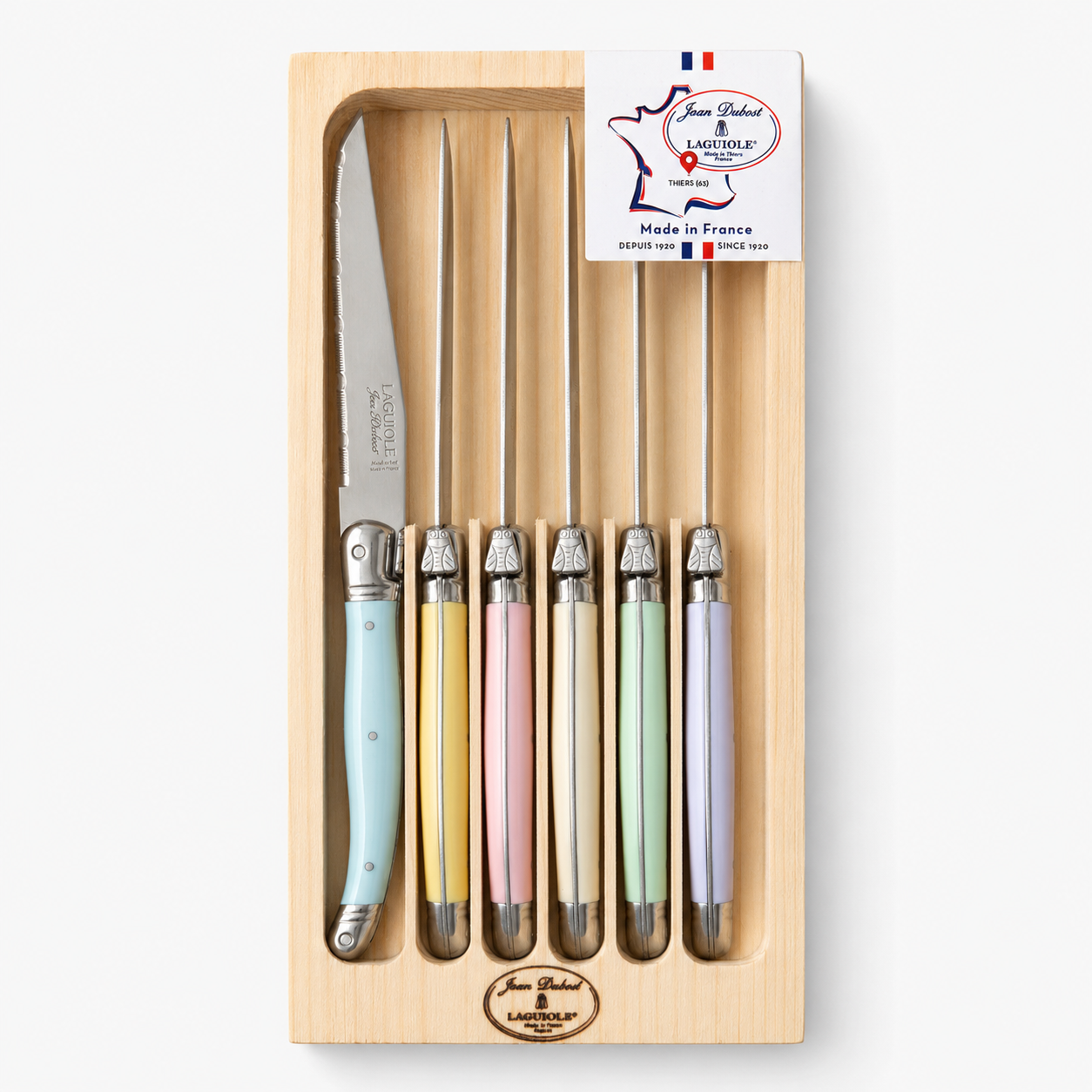 Laguiole steak knives set of 6 — Jean Dubost