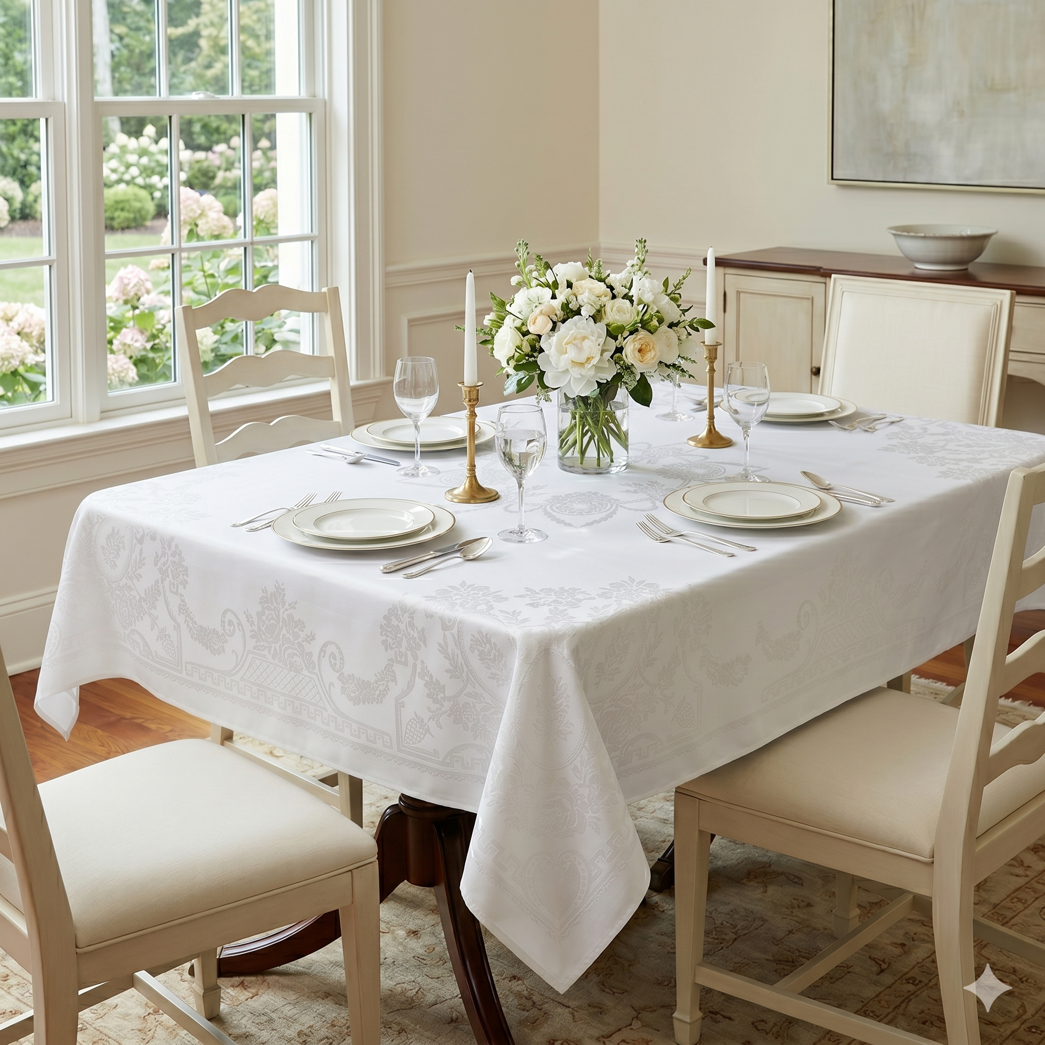 Royal Jacquard Tablecloth