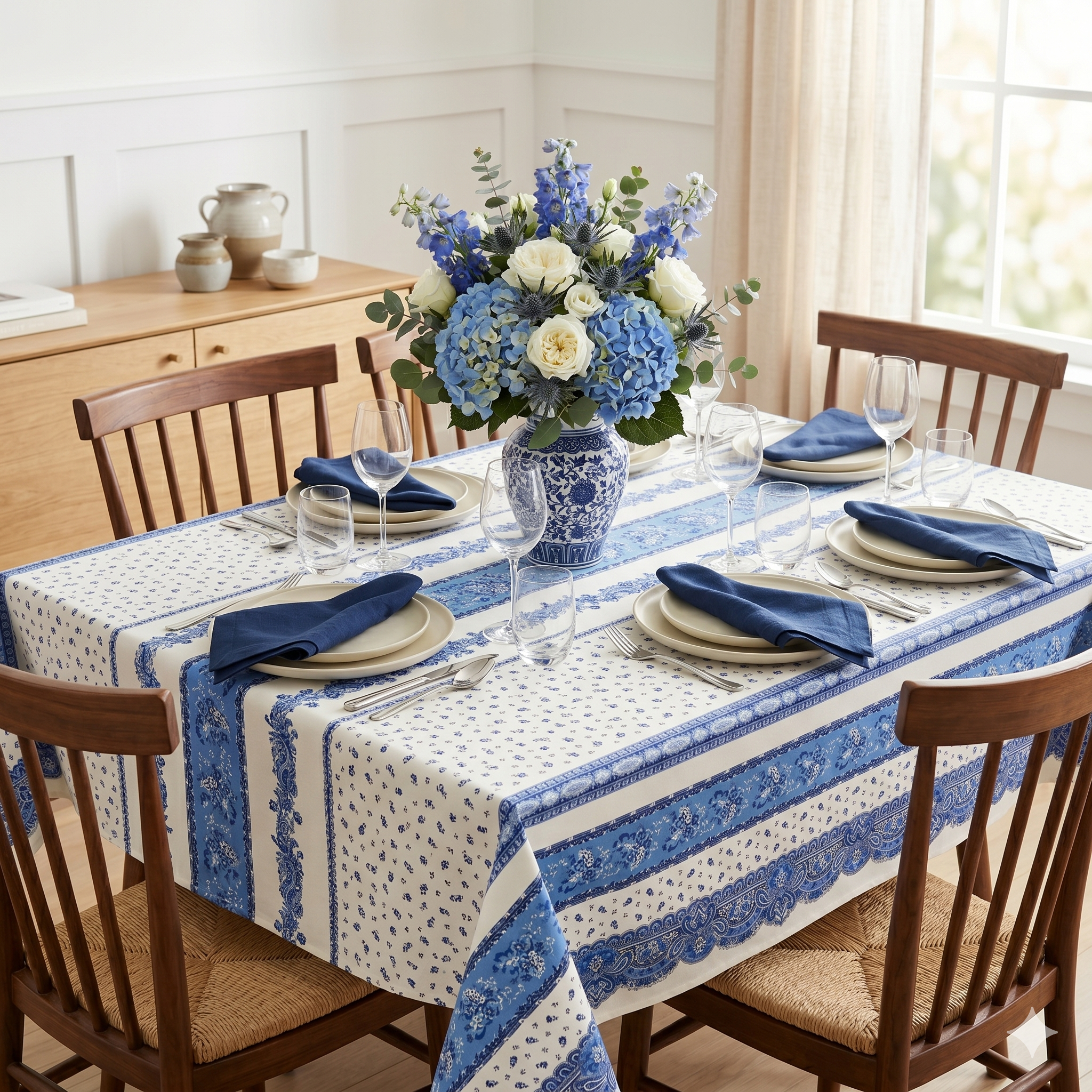 St Tropez Provençal Coated Tablecloth