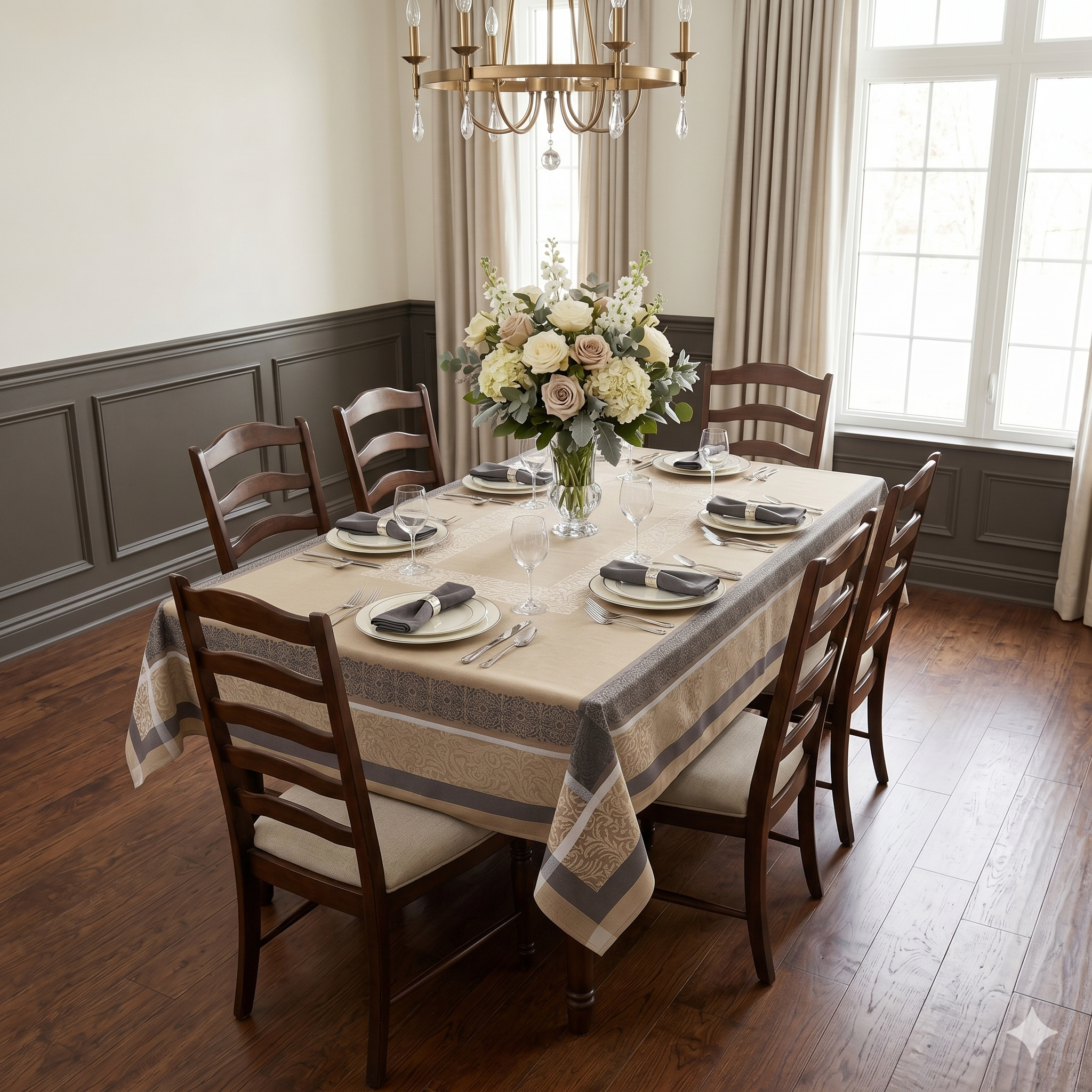 Petit Trianon Jacquard Tablecloth