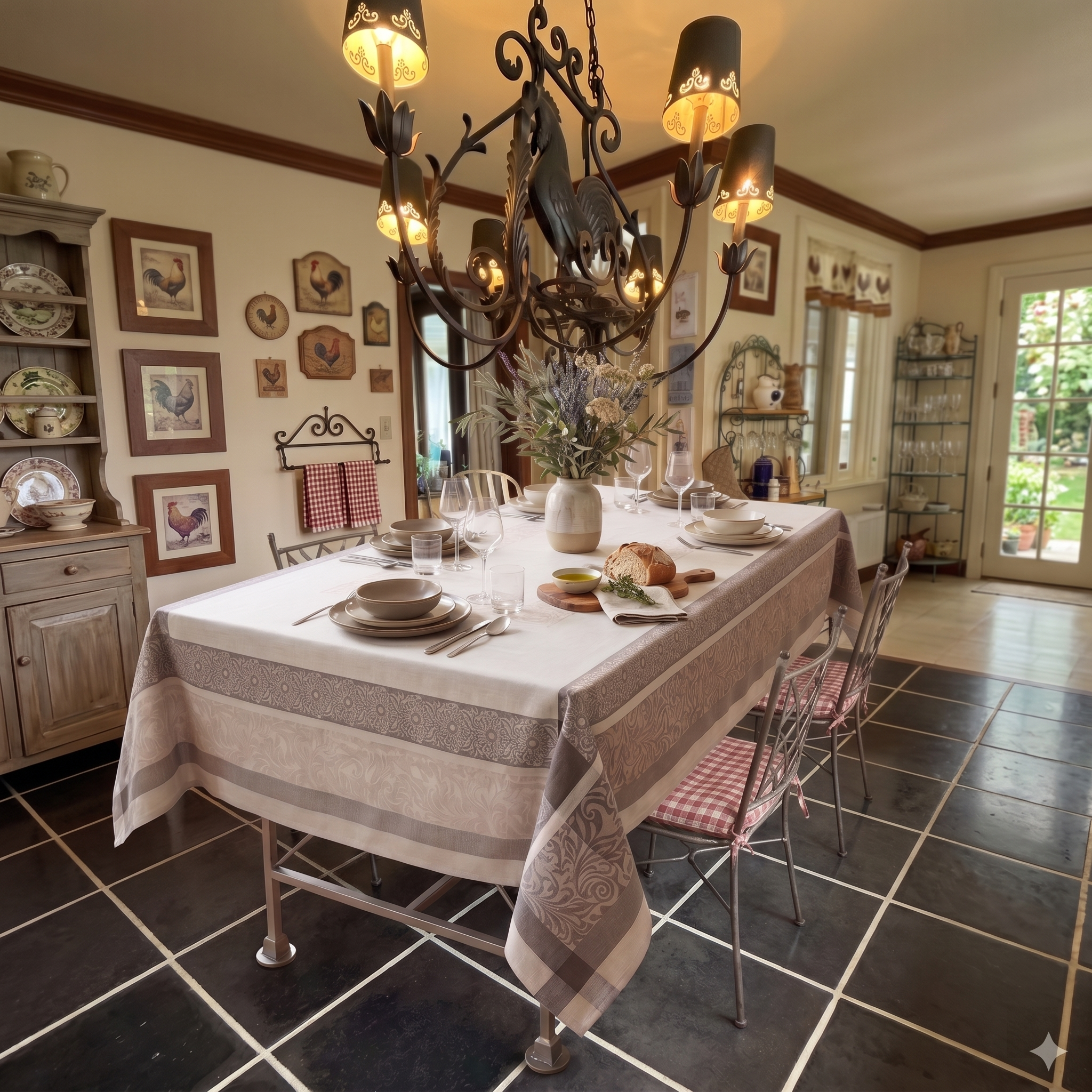 Petit Trianon Jacquard Tablecloth