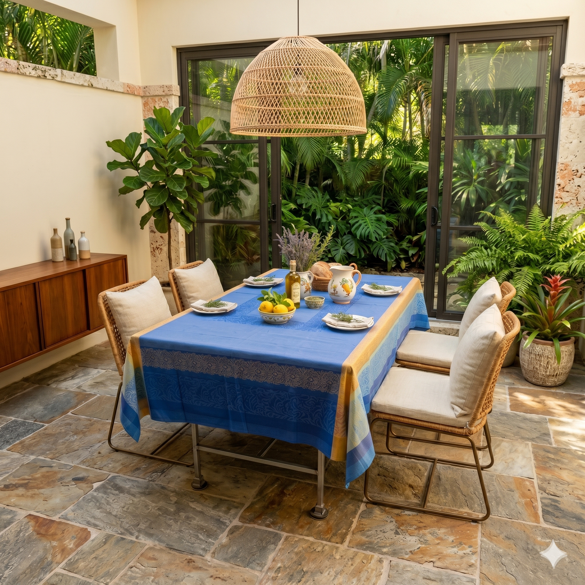 Petit Trianon Jacquard Tablecloth
