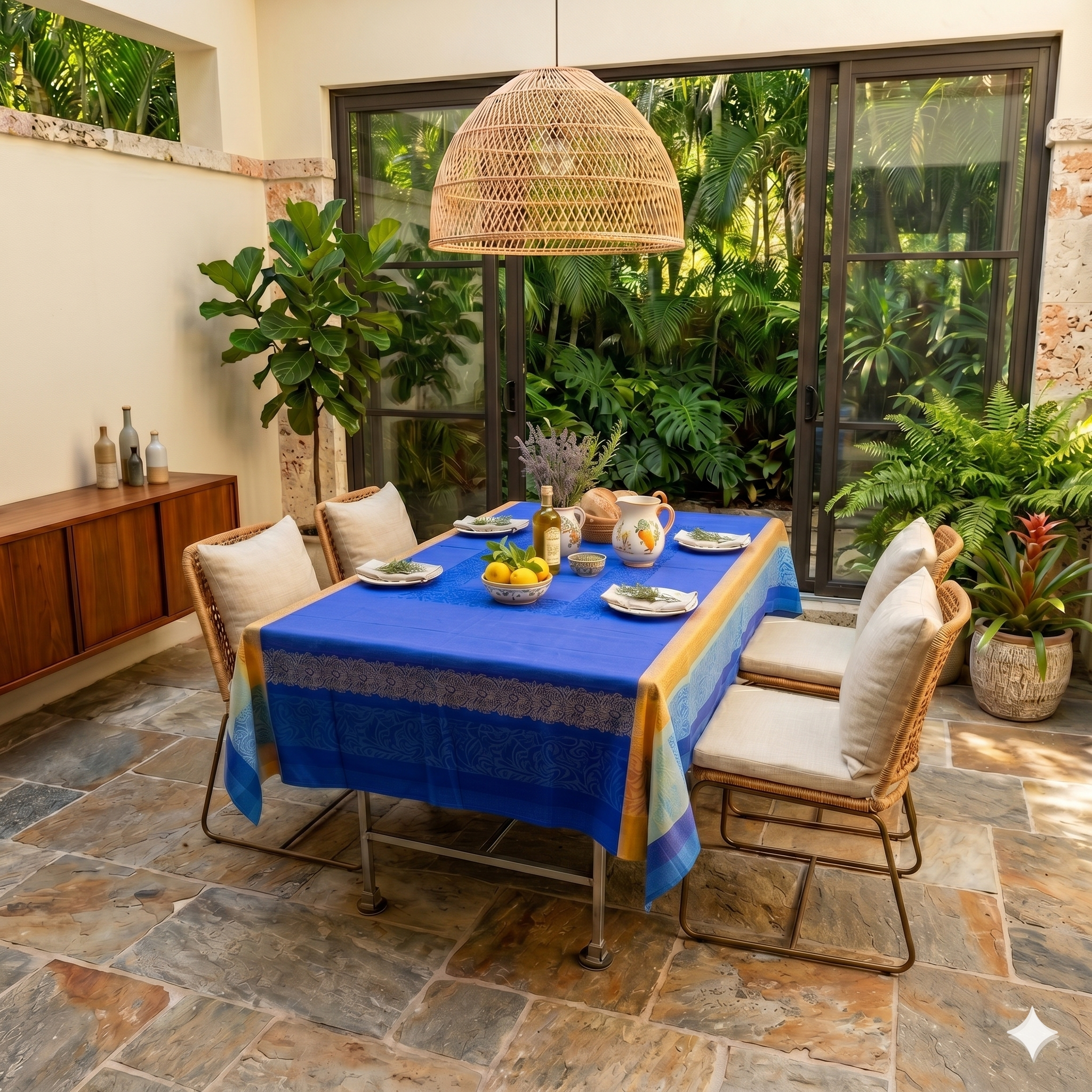 Petit Trianon Jacquard Tablecloth