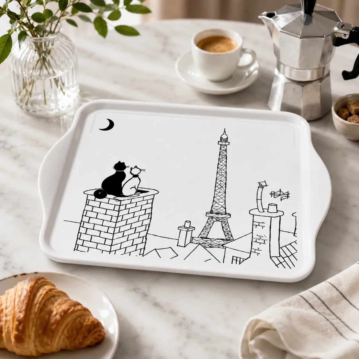 Dubout Cat Metal Tray