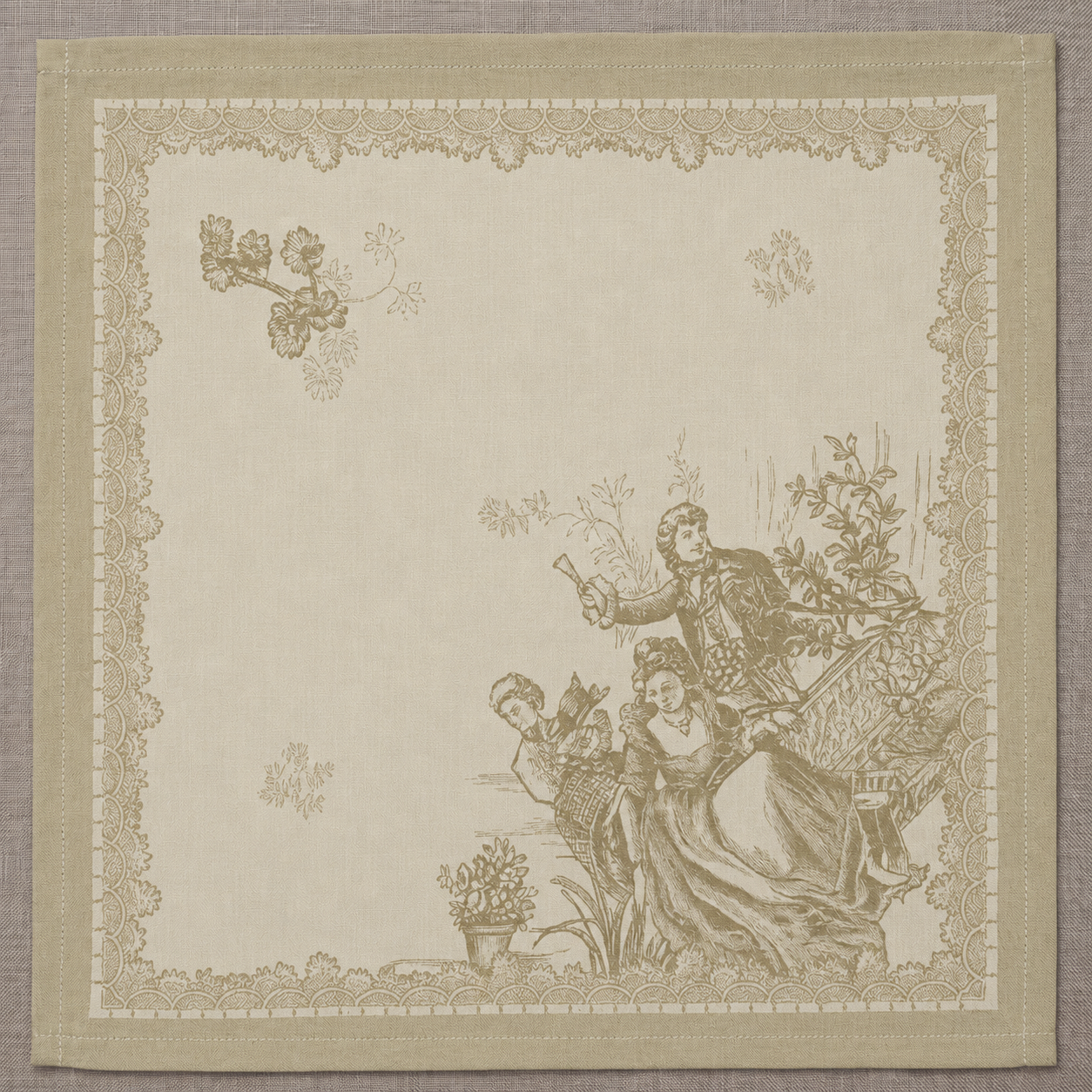 Château Toile Napkins — Set of 6