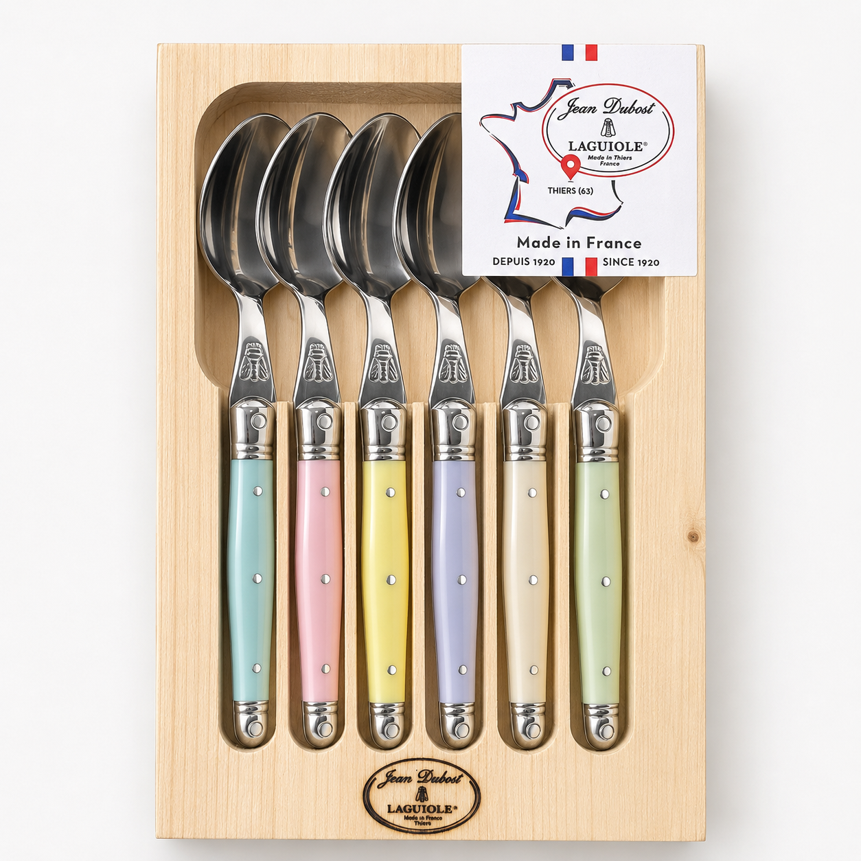 Laguiole Dessert spoons set of 6 — Jean Dubost