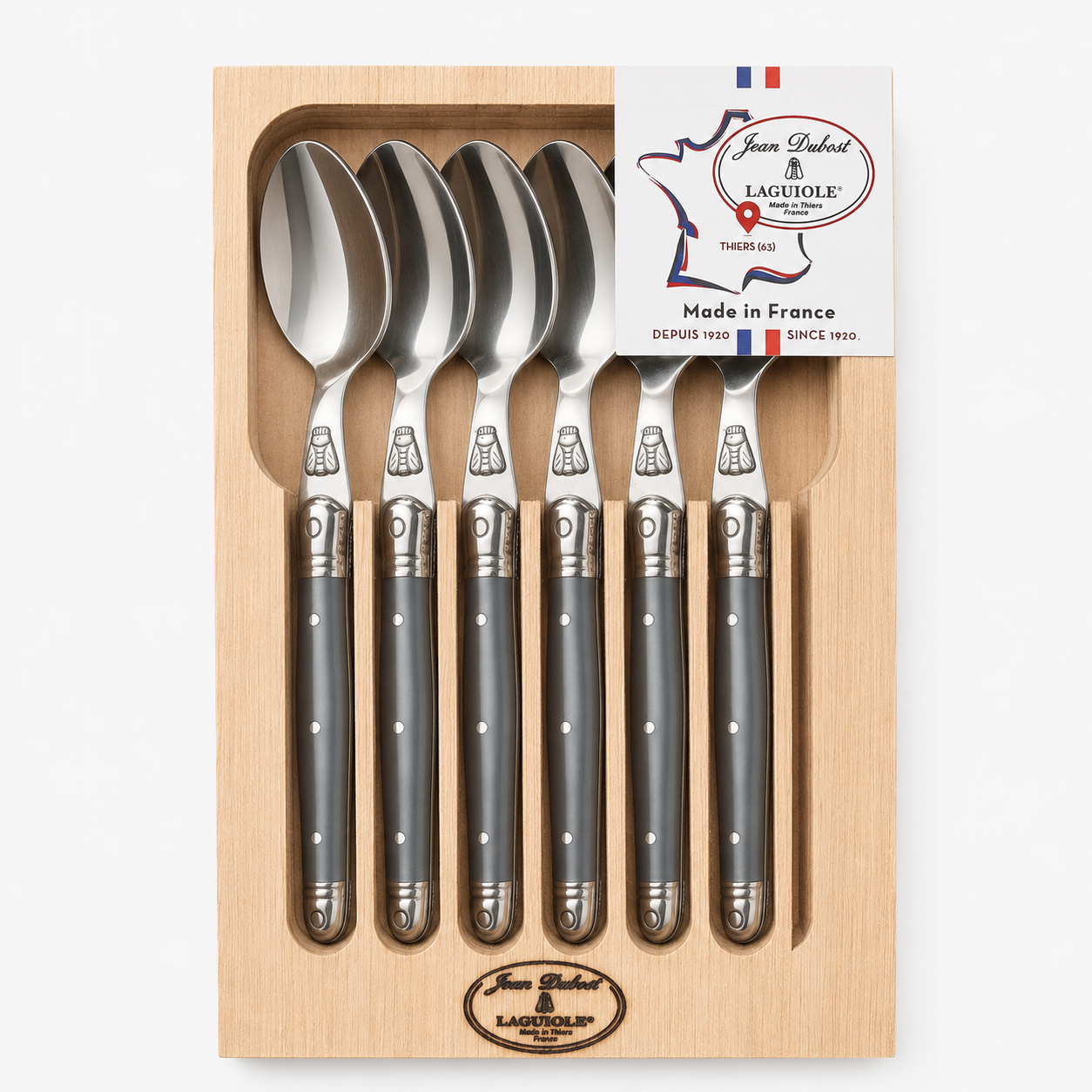 Laguiole Dessert spoons set of 6 — Jean Dubost