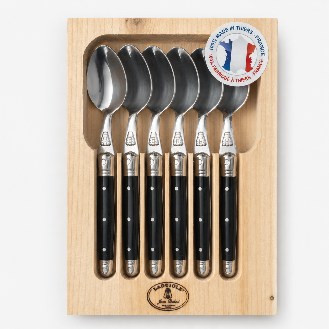 Laguiole Dessert spoons set of 6 — Jean Dubost