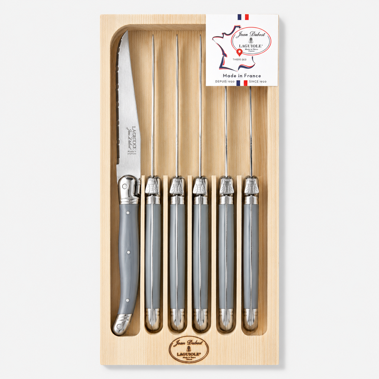 Laguiole steak knives set of 6 — Jean Dubost