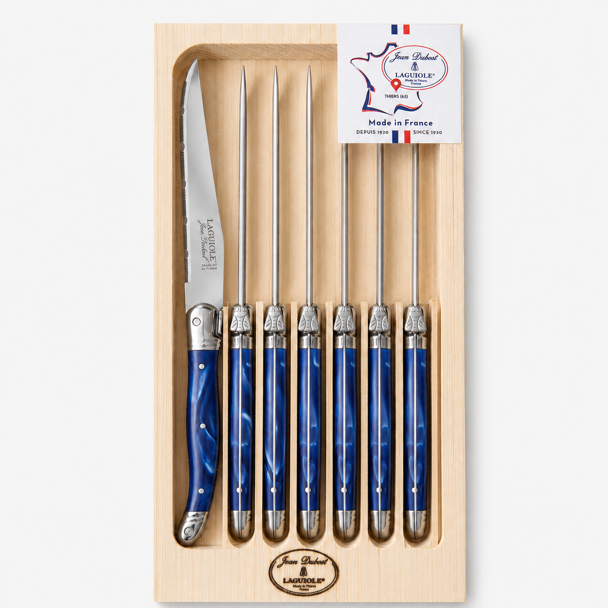 Laguiole steak knives set of 6 — Jean Dubost