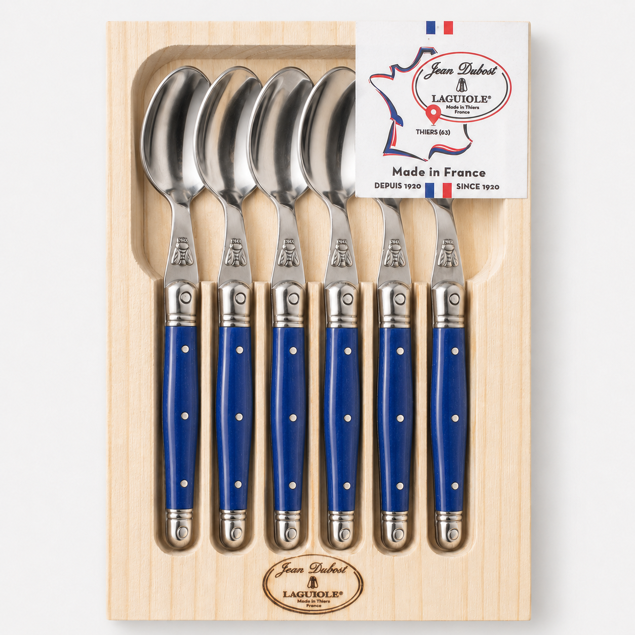 Laguiole Dessert spoons set of 6 — Jean Dubost