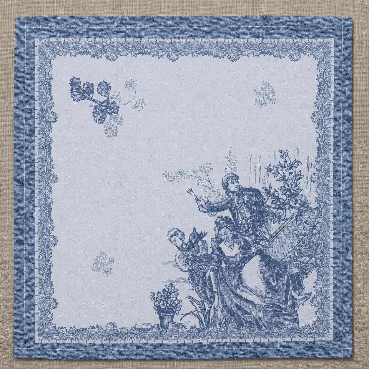 Château Toile Napkins — Set of 6