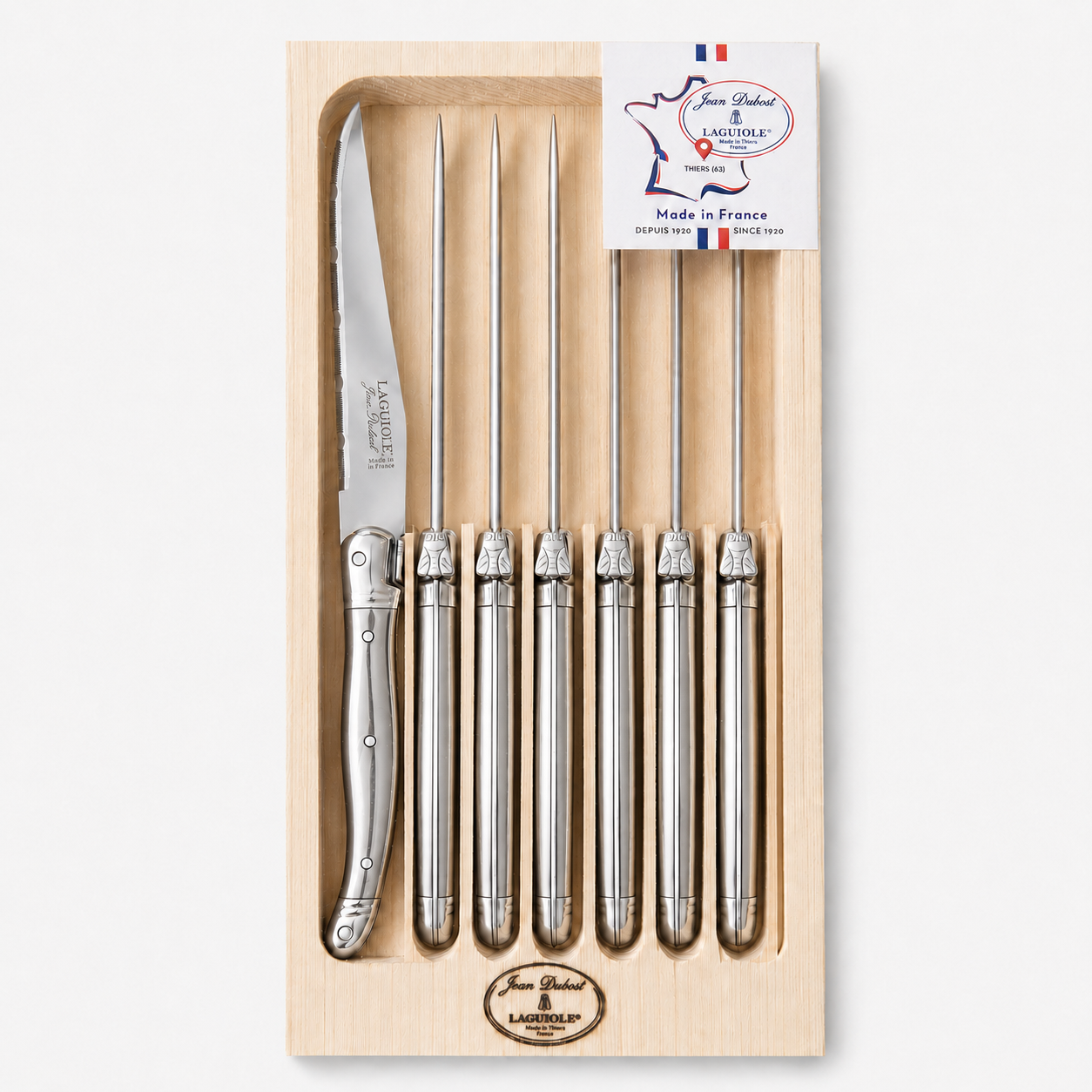 Laguiole steak knives set of 6 — Jean Dubost