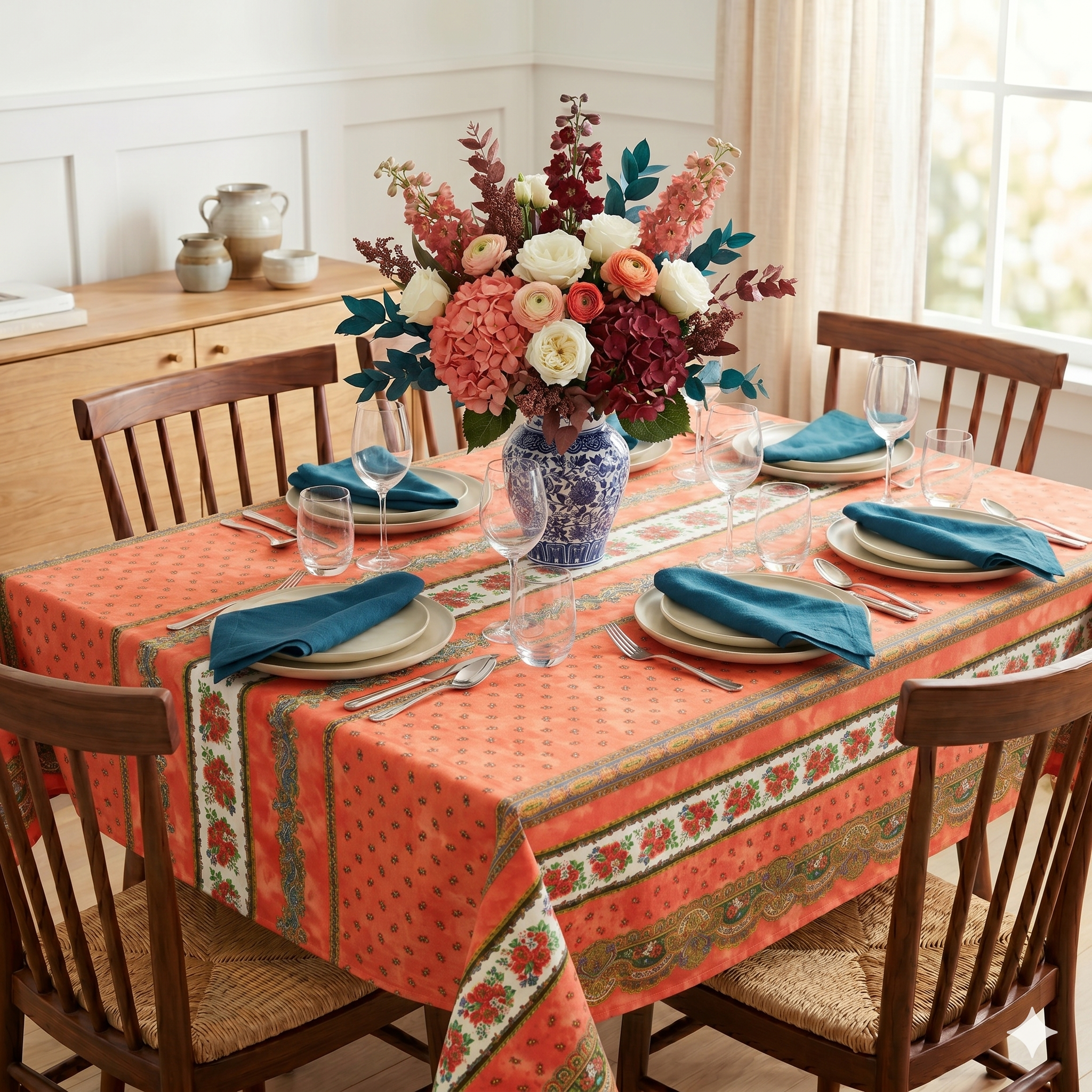 St Tropez Provençal Coated Tablecloth