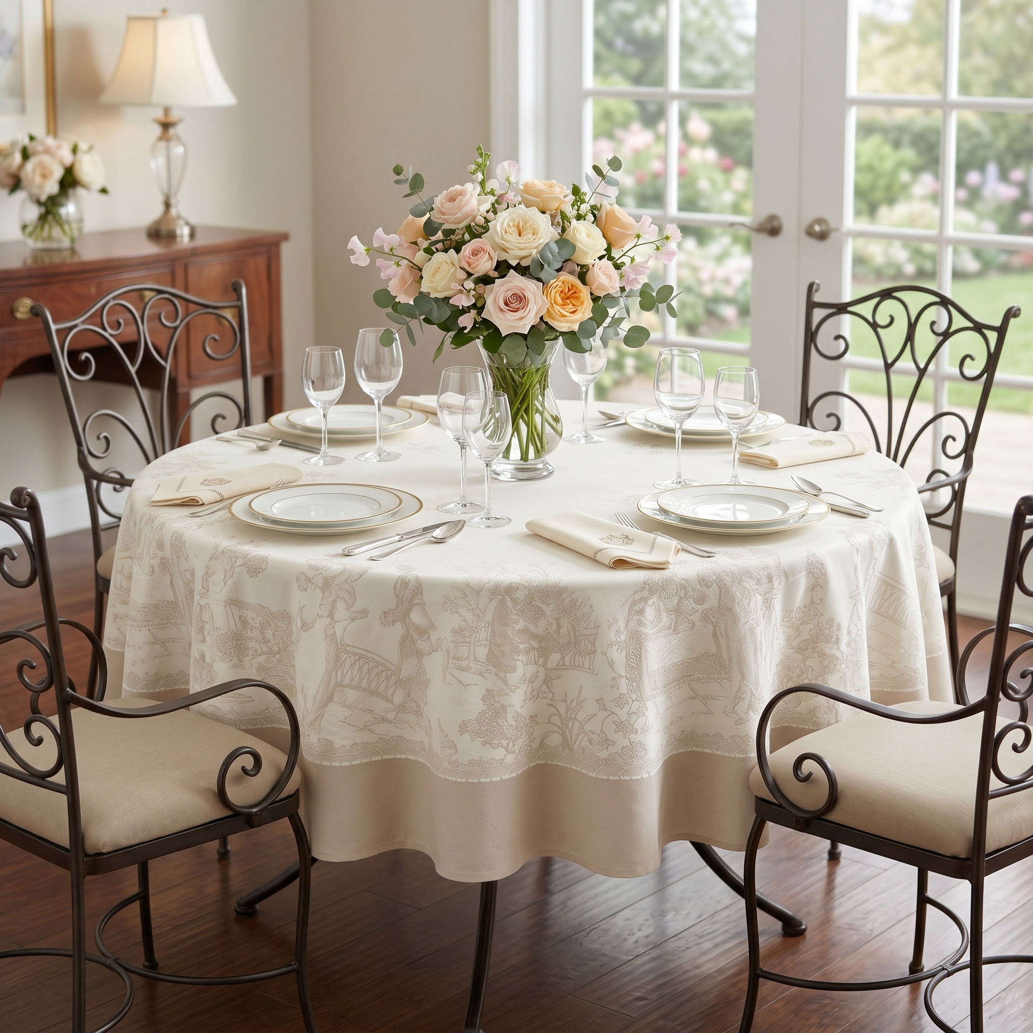 CHATEAU TOILE Round