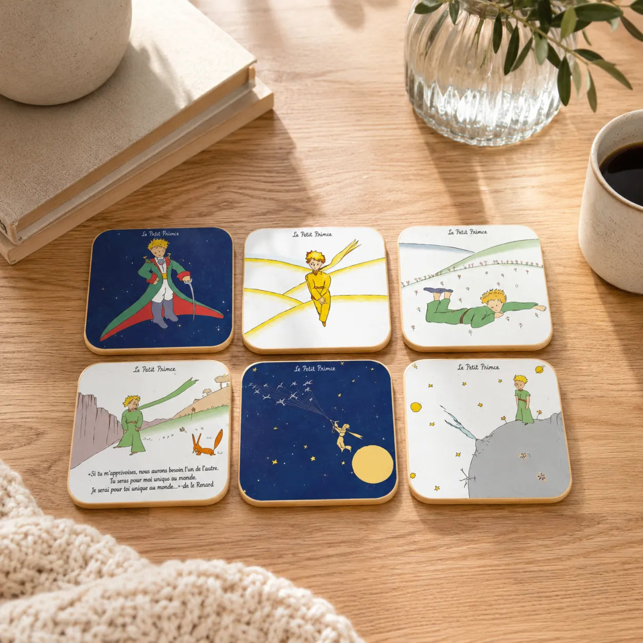 Petit Prince Coasters — Set of 6