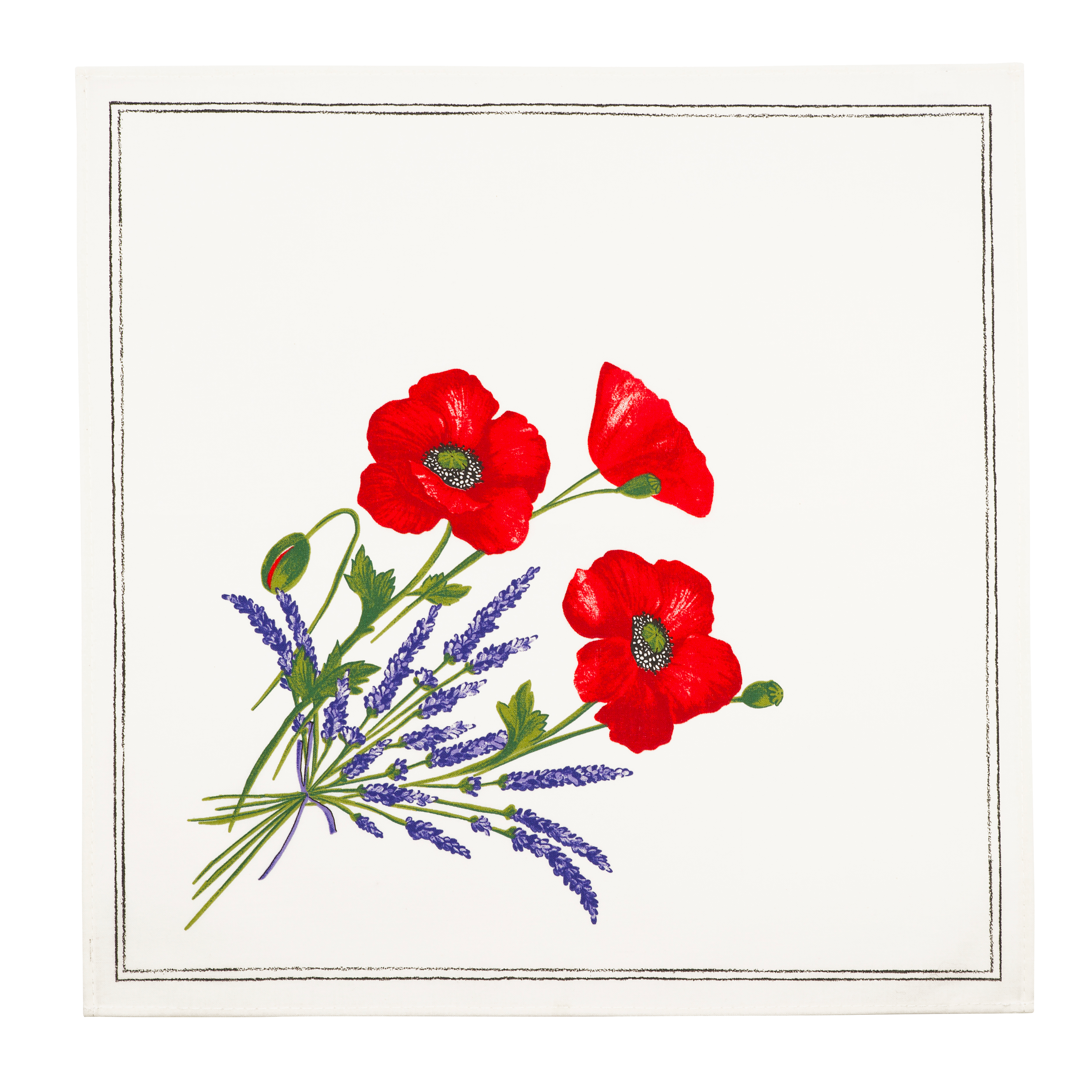 Poppies Napkins — Set of 6