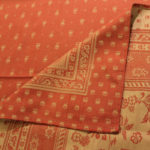 64″ x 98″ Floral Antique Red Table Cloth - Image 2